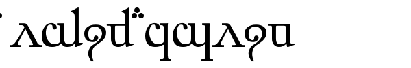 Elfic Caslin font preview